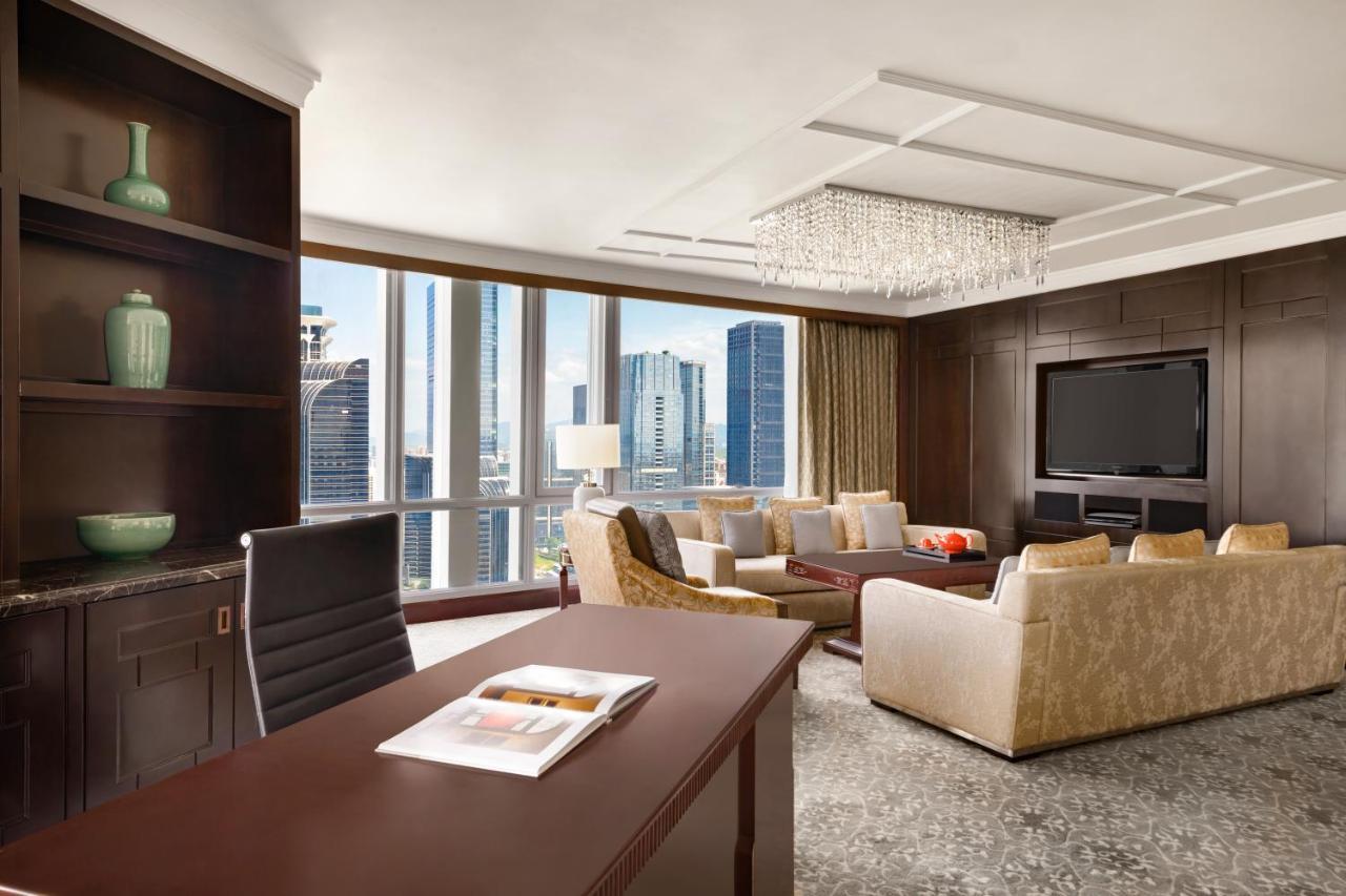 Futian Shangri-La, Shenzhen,Near To Shenzhen Convention&Exhibition Centre, Futian Railway Station Екстериор снимка