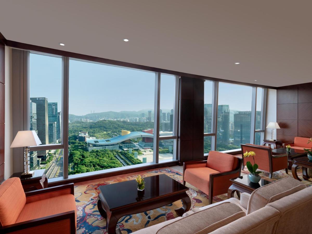 Futian Shangri-La, Shenzhen,Near To Shenzhen Convention&Exhibition Centre, Futian Railway Station Екстериор снимка