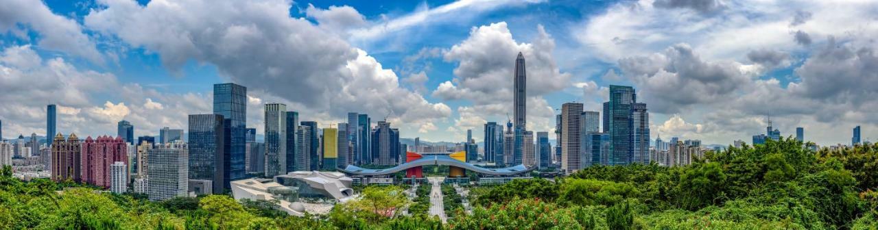 Futian Shangri-La, Shenzhen,Near To Shenzhen Convention&Exhibition Centre, Futian Railway Station Екстериор снимка